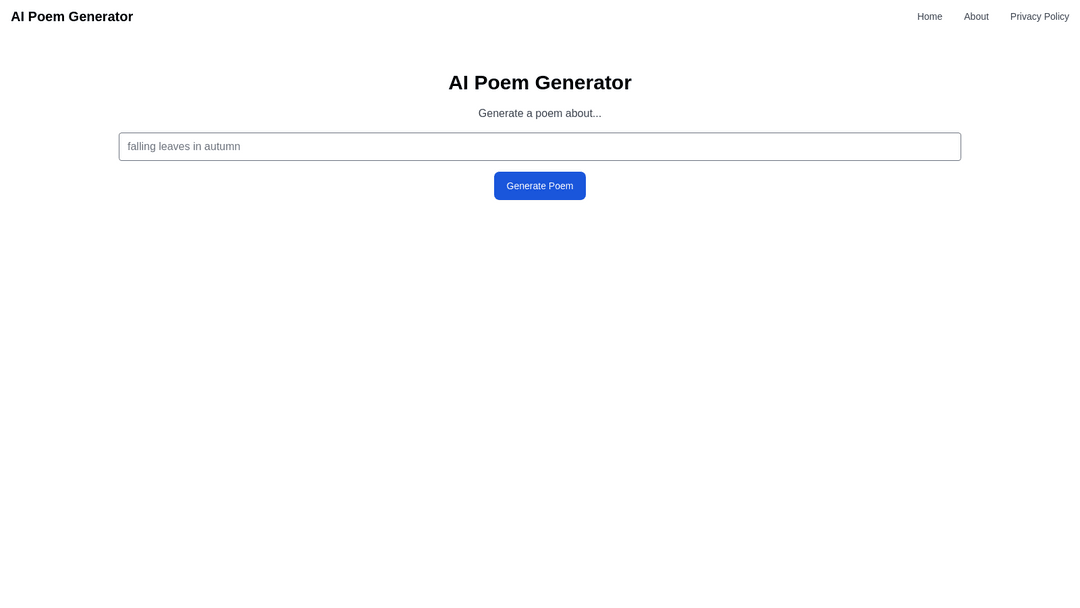 aipoemgenerator.org