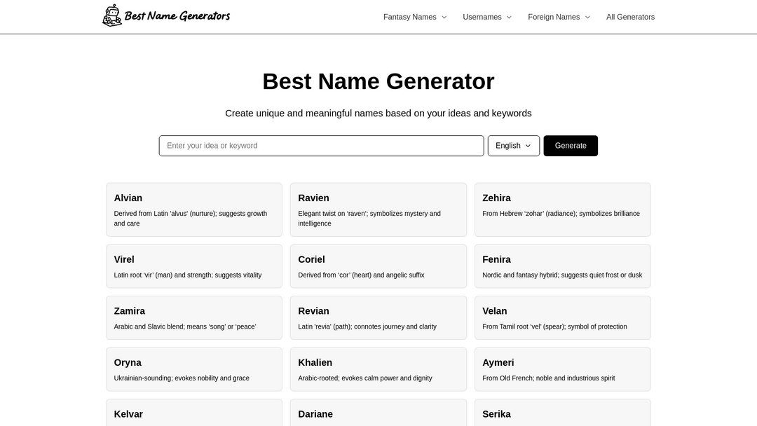 bestnamegenerators.com