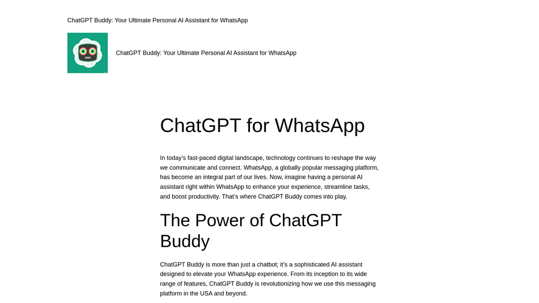 chatgptbuddy.com