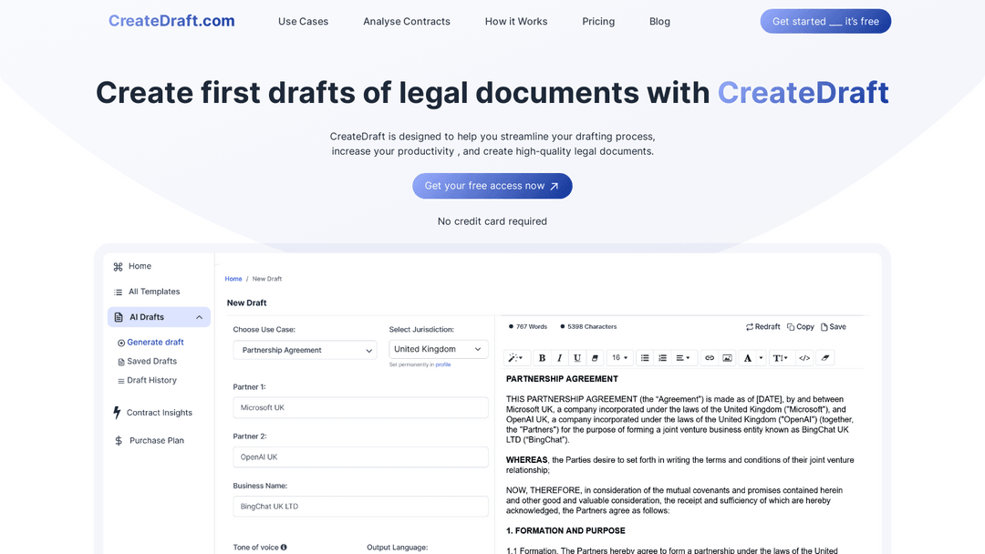 createdraft.com