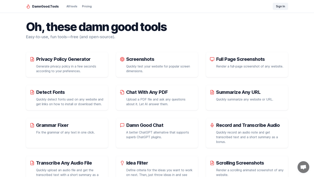 damngood.tools