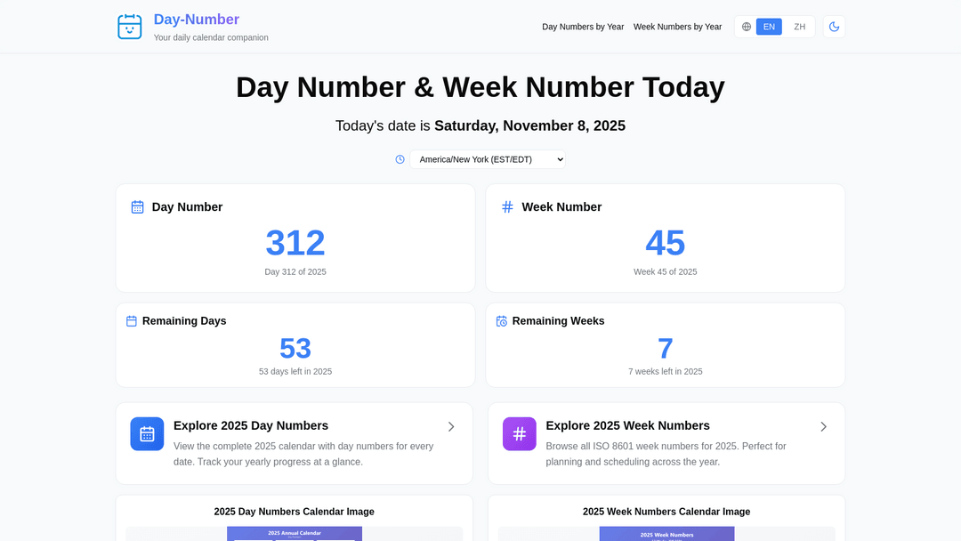 day-number.com
