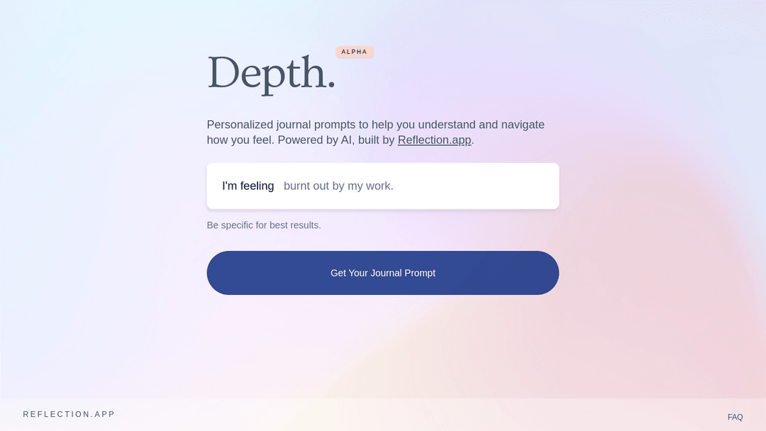 depth.reflection.app