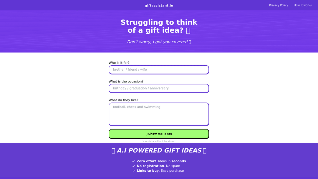 giftassistant.io