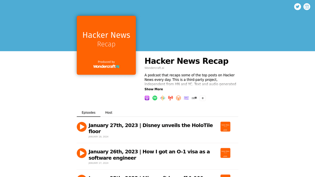 hackernewsrecap.buzzsprout.com