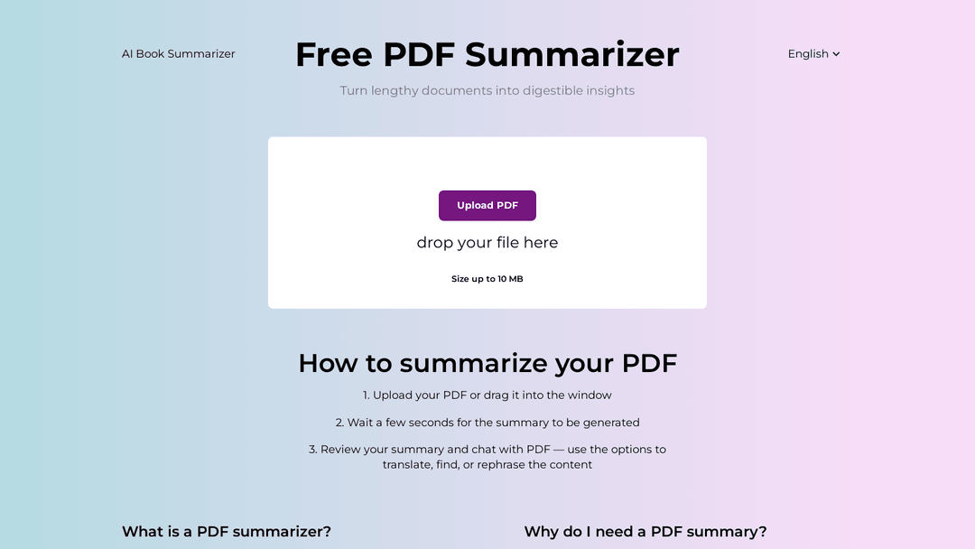 pdfsummarizer.net