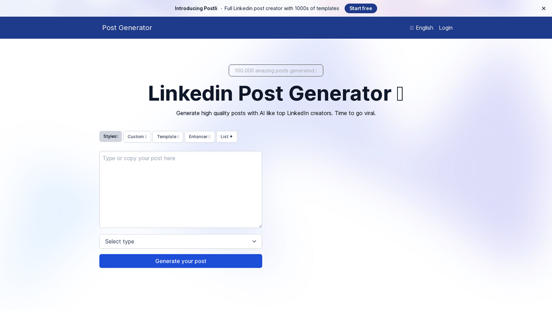 postgenerator.app