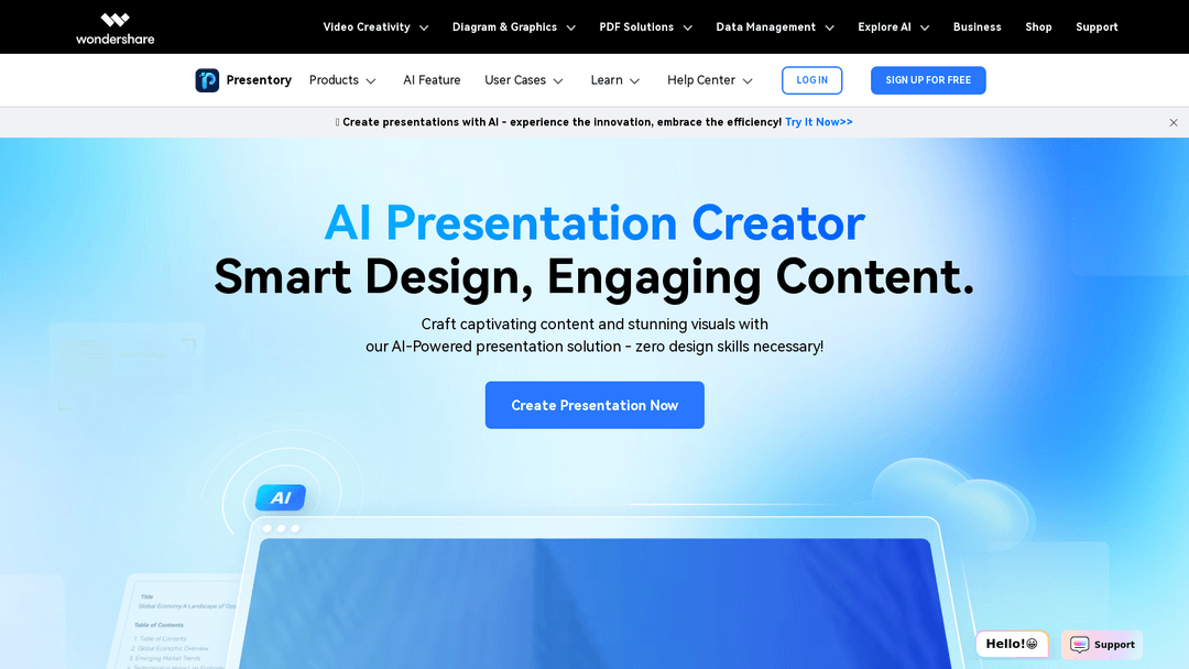 presentory.wondershare.com