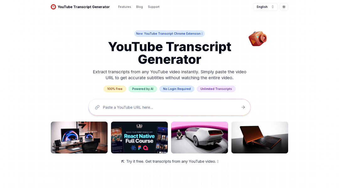 transcriptgenerator.org