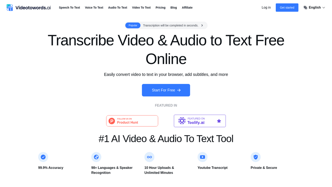 videotowords.ai