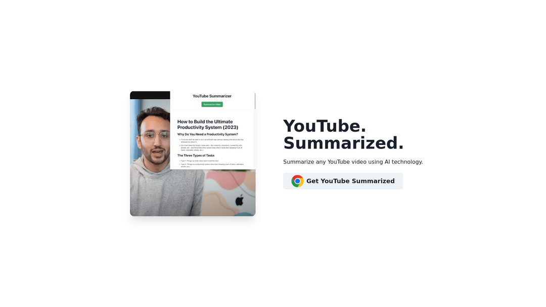 youtubesummarized.com