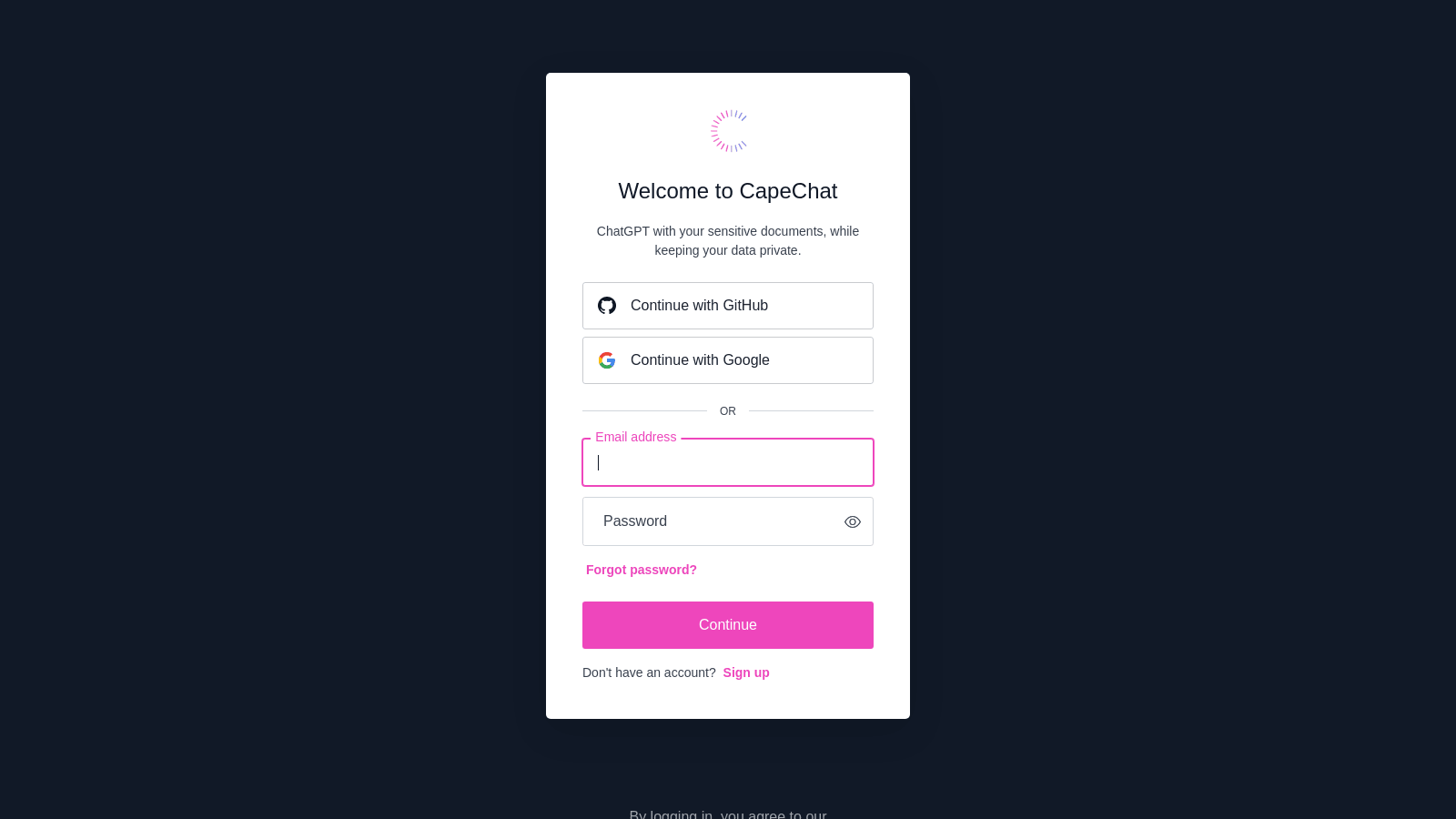 chat.capeprivacy.com