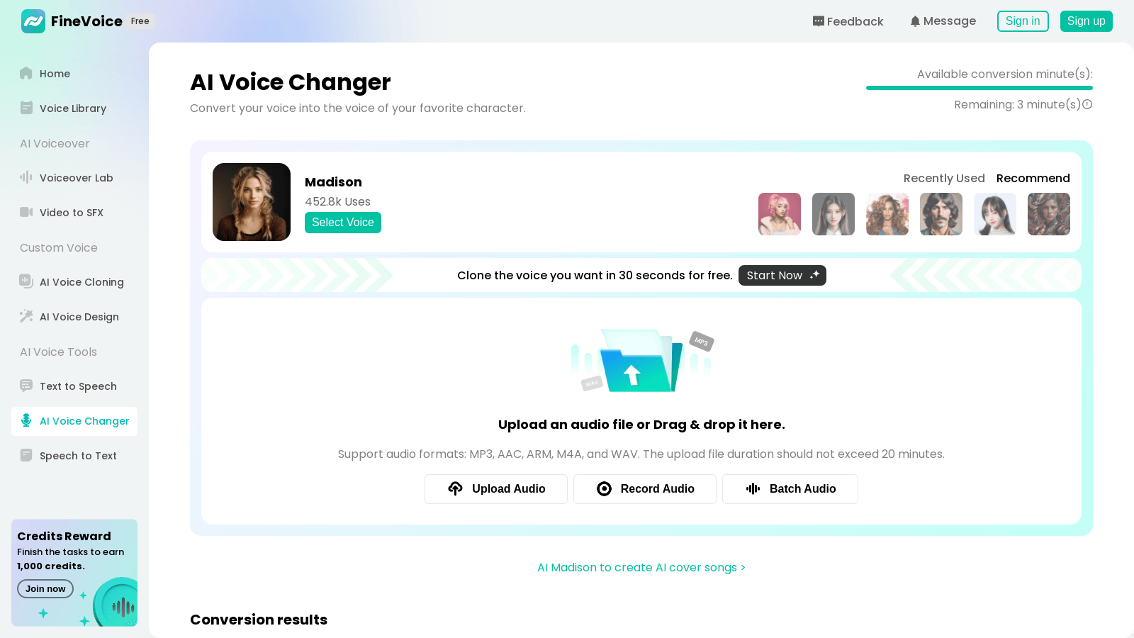 finevoice.fineshare.com