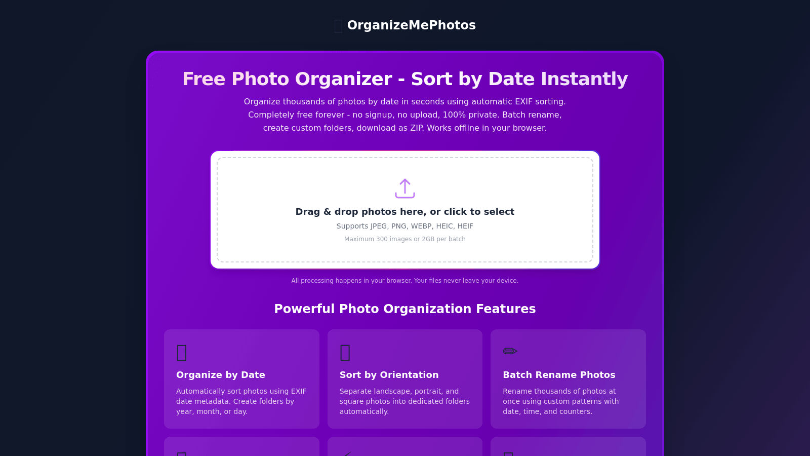 organizemephotos.com