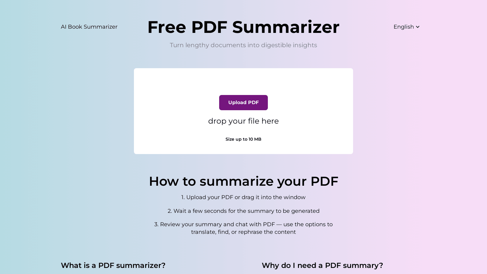 pdfsummarizer.net
