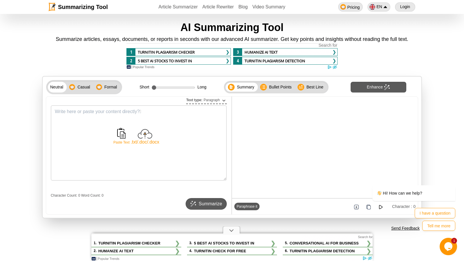 summarizingtool.io