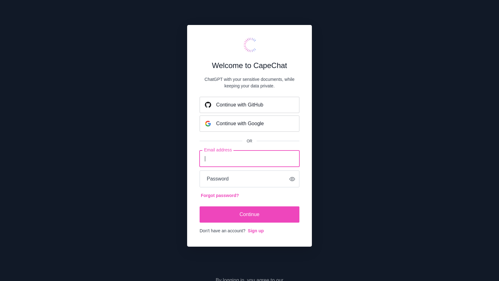 chat.capeprivacy.com