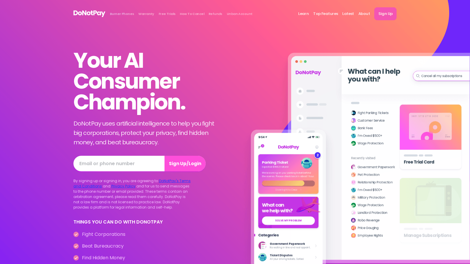 donotpay.com