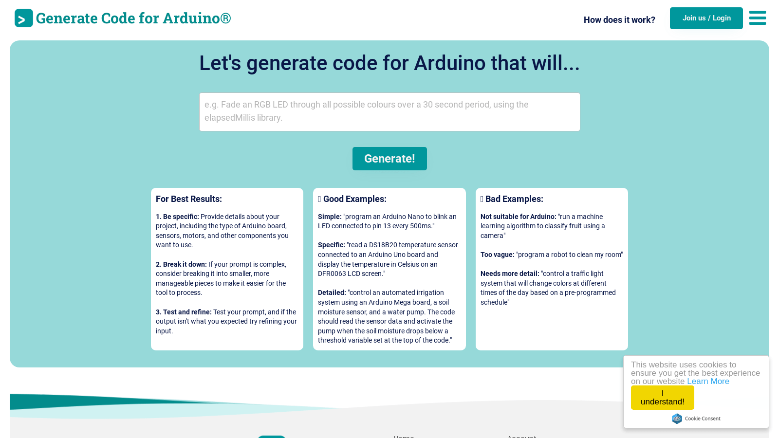 duinocodegenerator.com