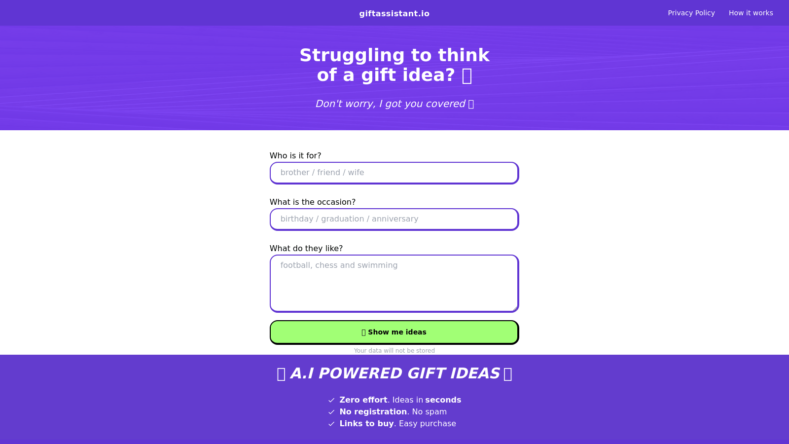giftassistant.io