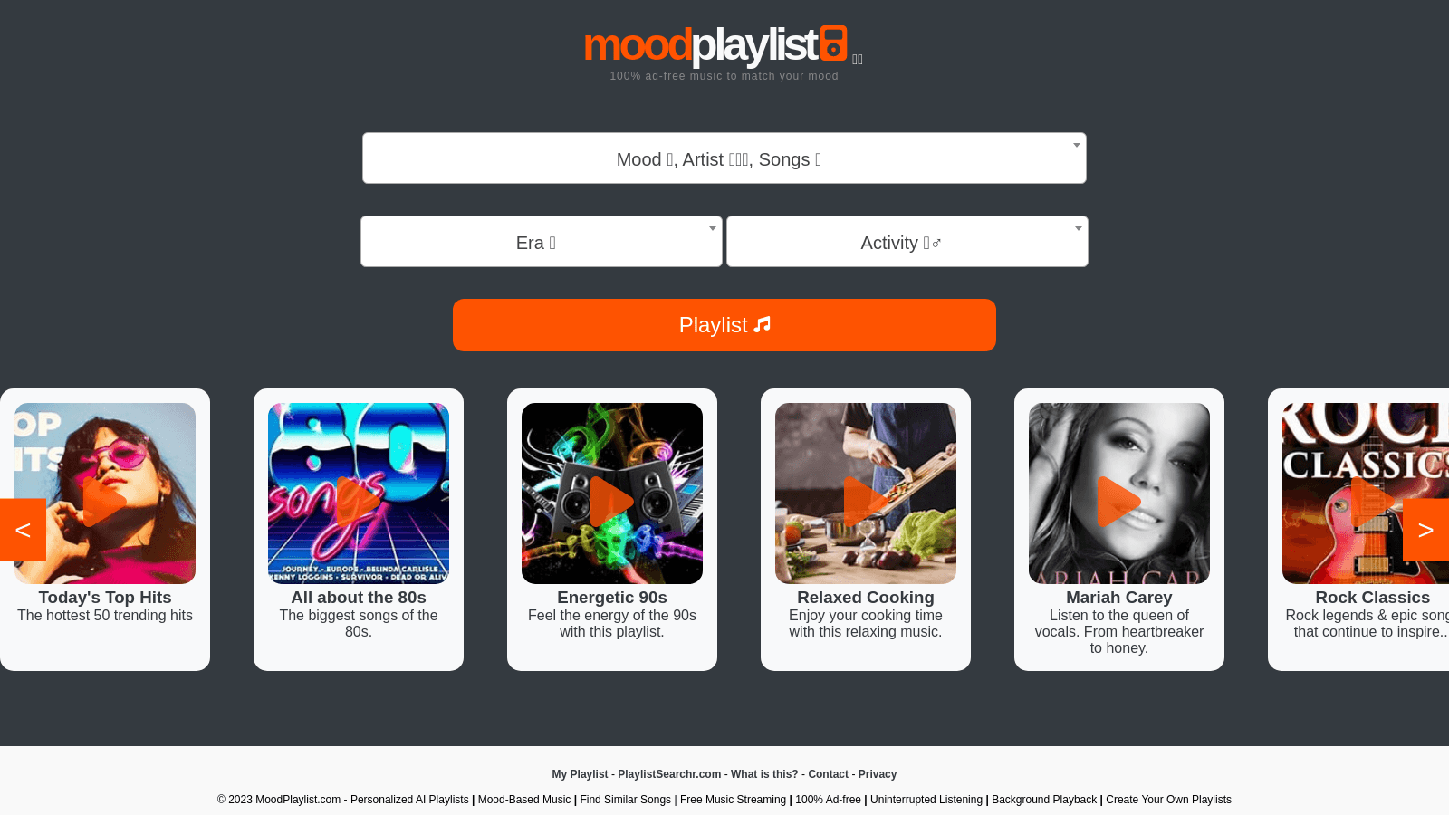 moodplaylist.com