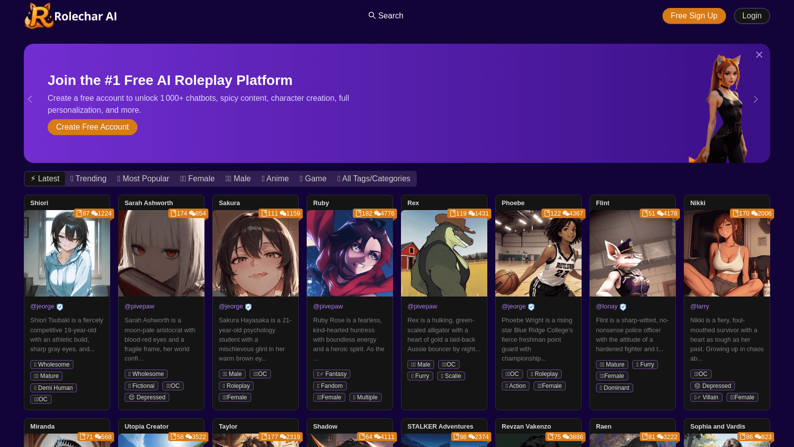 rolechar.com