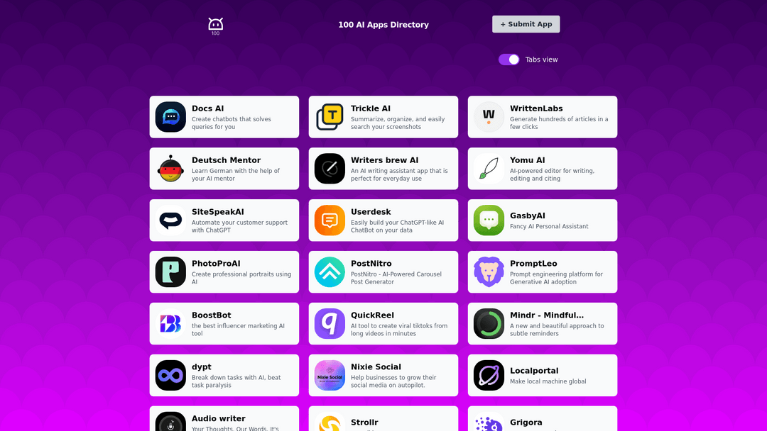 100apps.org