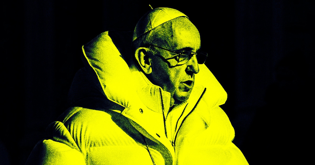That Viral Image of the Swagged Out Pope Is an AI Fake, Dummies
