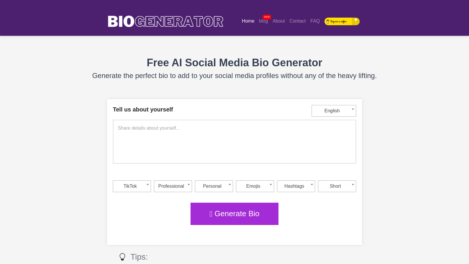 socialmediabiogenerator.com