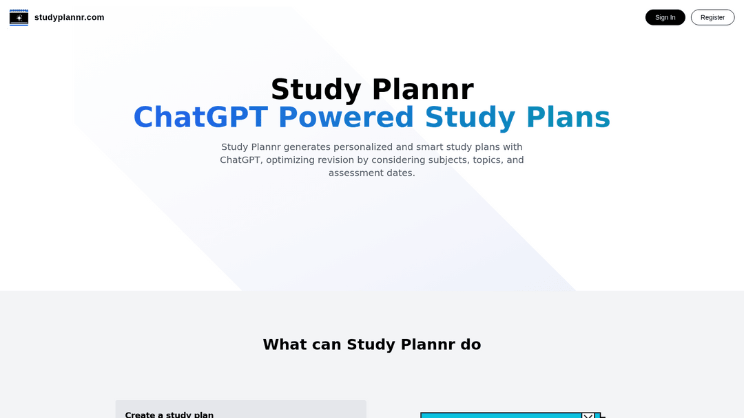 studyplannr.com