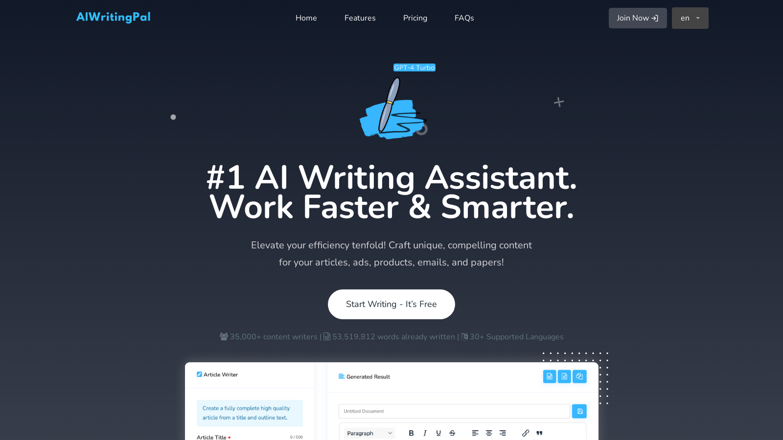 Elevate Your Writing with AIWritingPal – The Ultimate Content Creation Assistant