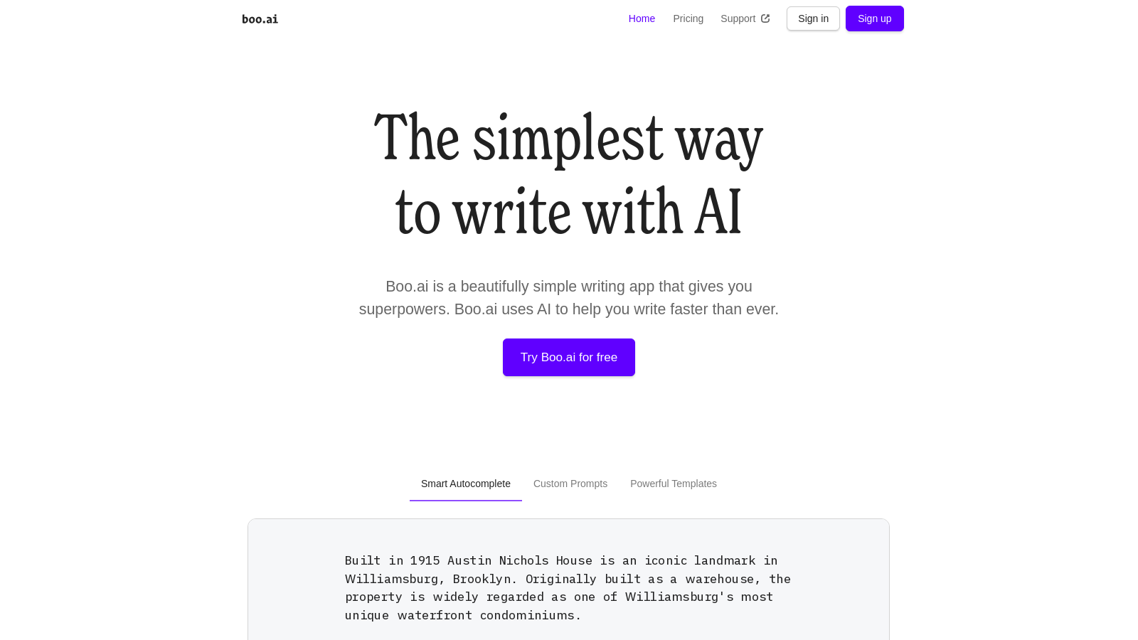 Boost Your Writing with Boo.ai – AI-Powered Editor for Faster, Smarter Content Creation