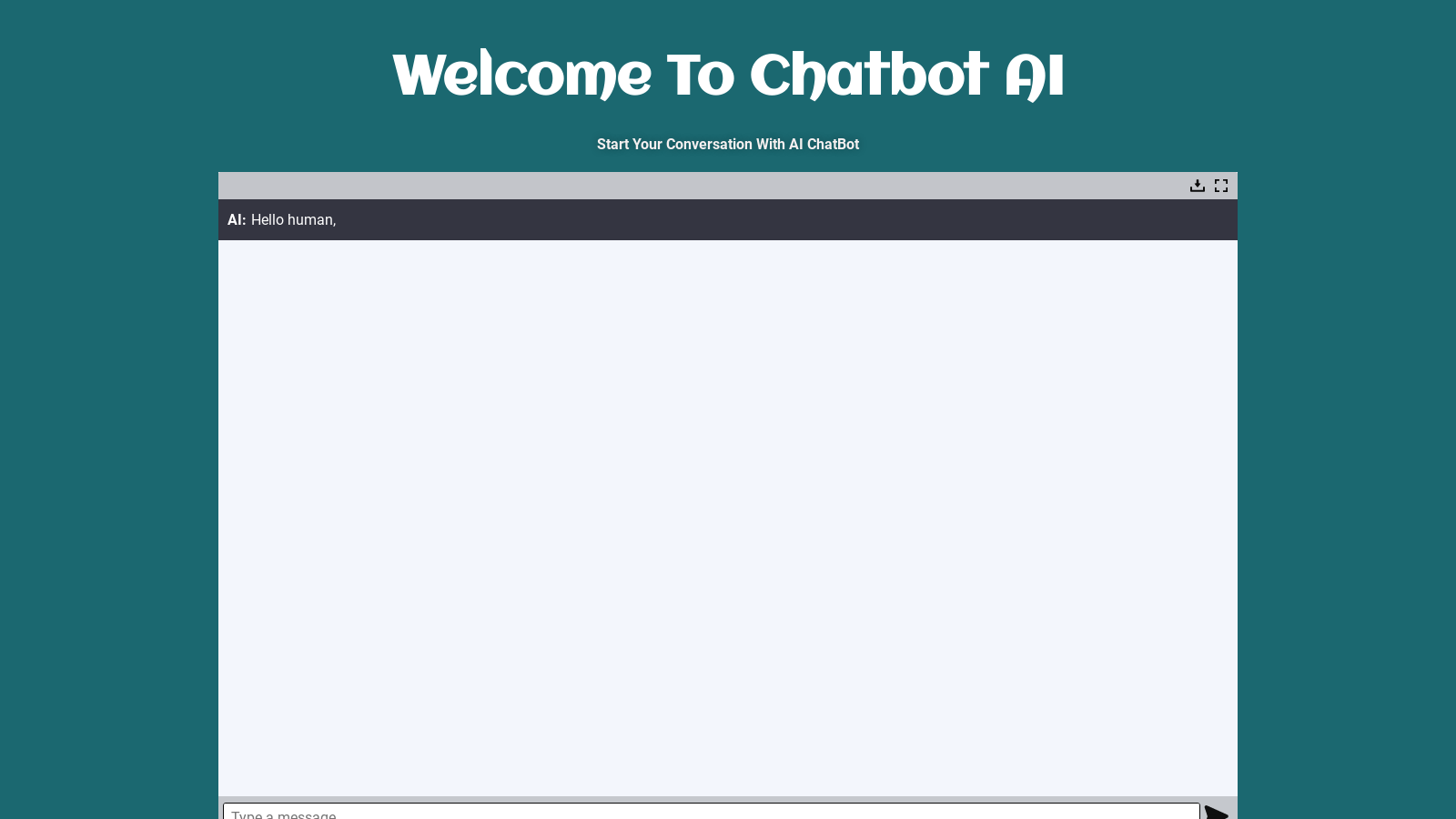 Welcome to Chatbot AI: Simulating Interactive Experiences