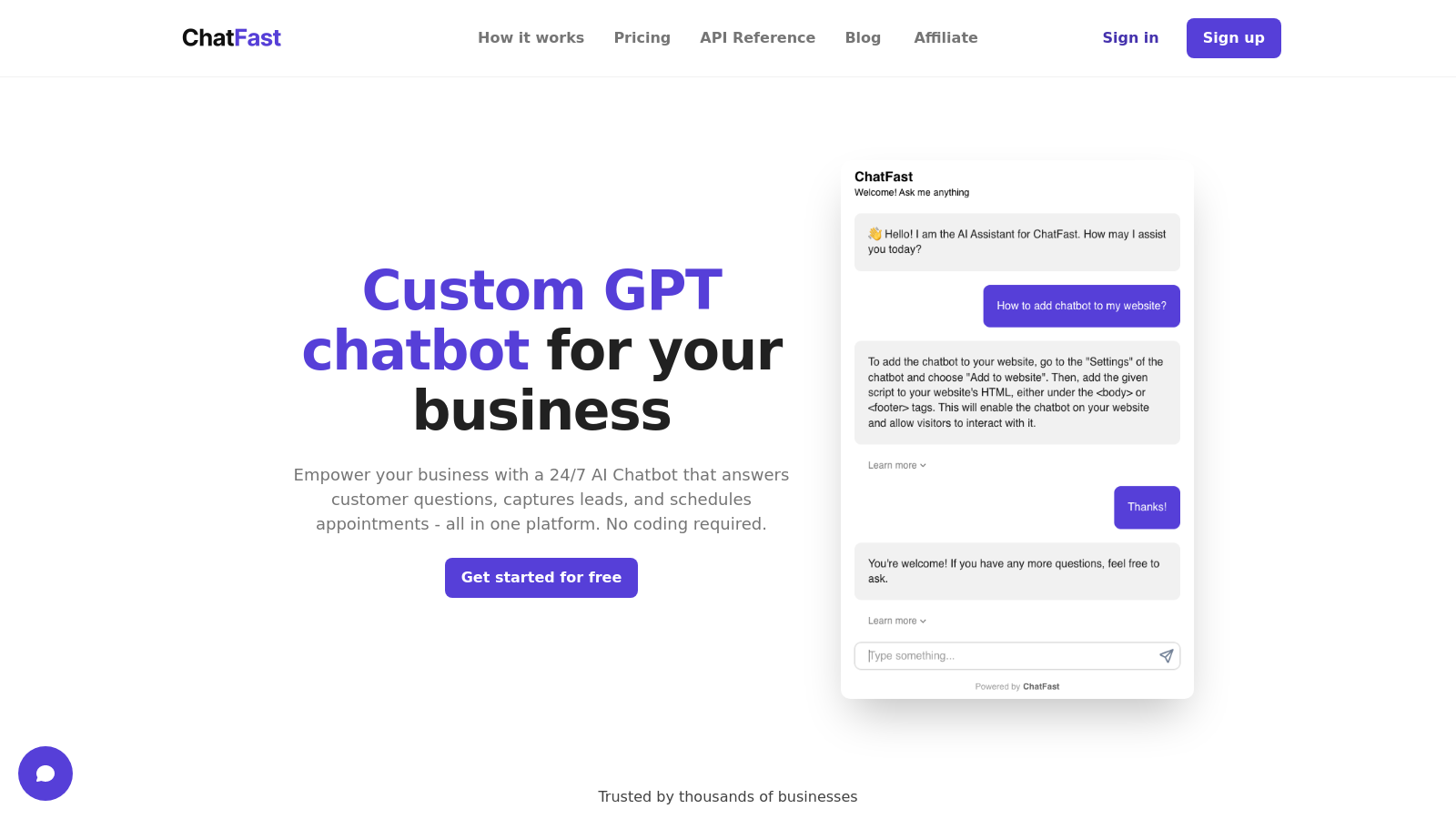 Empower Your Business with ChatFast: The AI Chatbot Platform