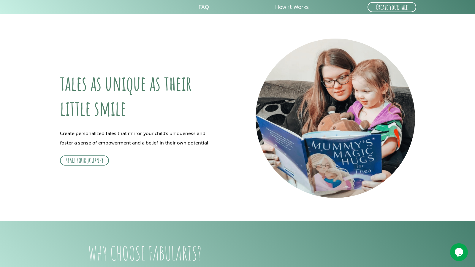Fabularis: Personalized, AI-crafted Children’s Books