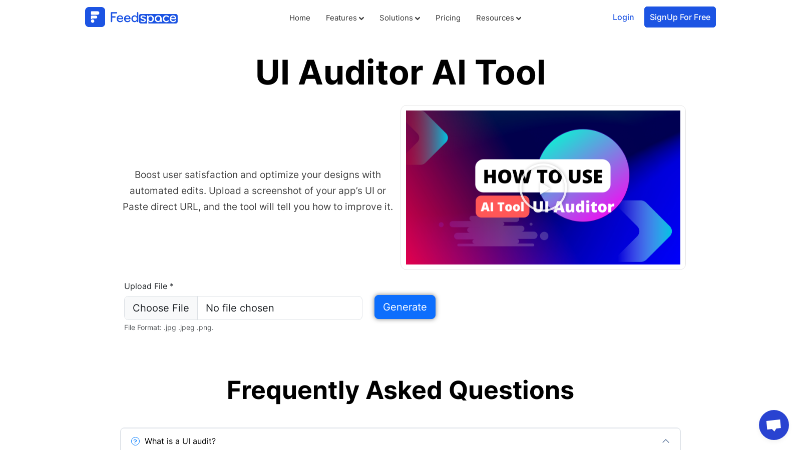 UI Auditor AI Tool