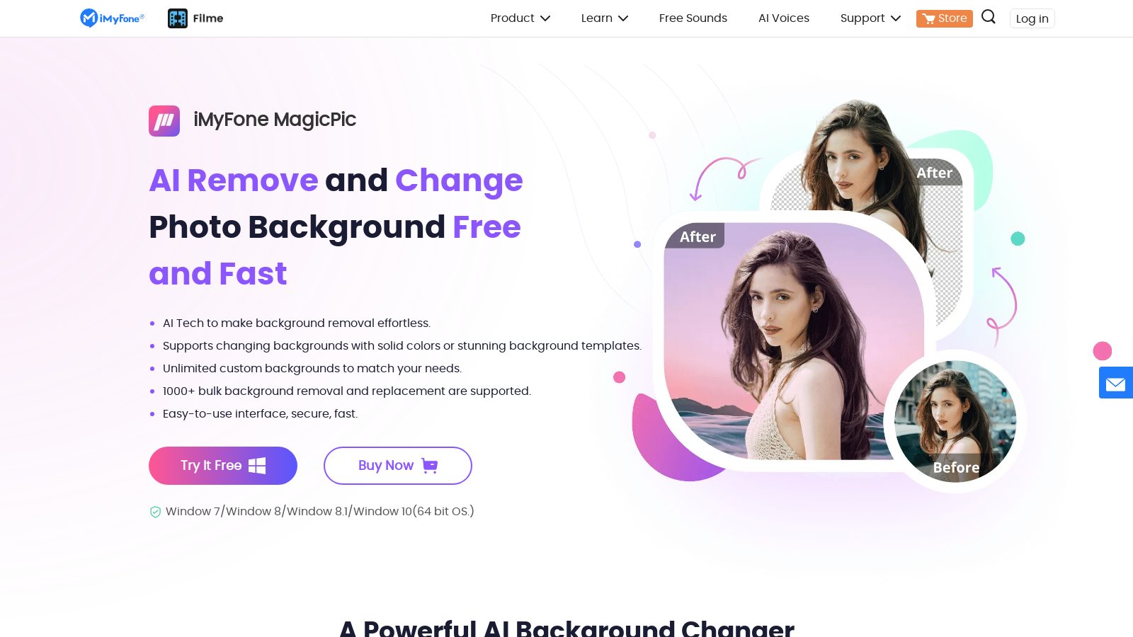 Transform Your Photos Instantly with iMyFone MagicPic | Effortless AI Background Editing