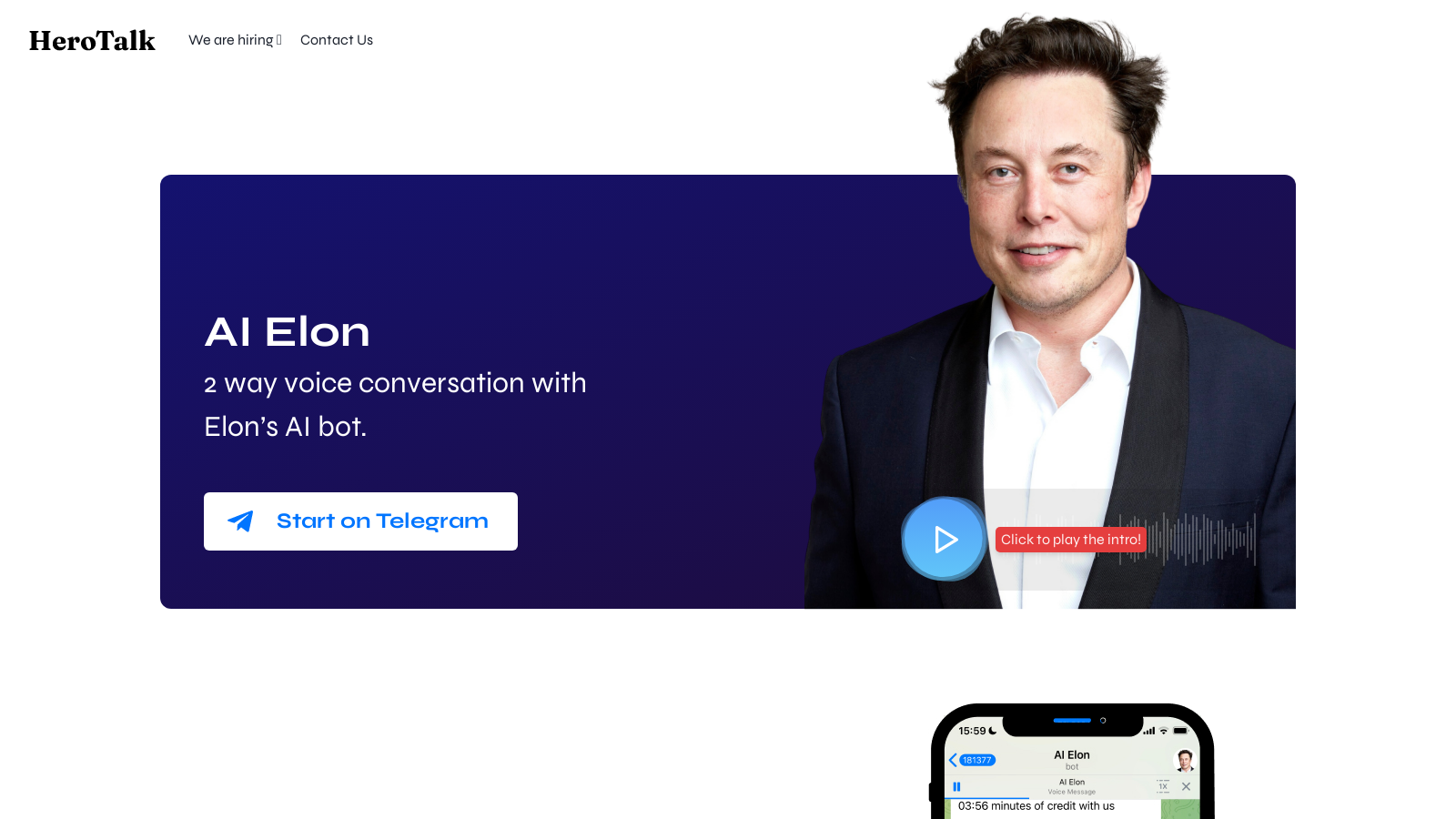 HeroTalk.AI: 2-Way Voice Conversations with Favourite Heroes