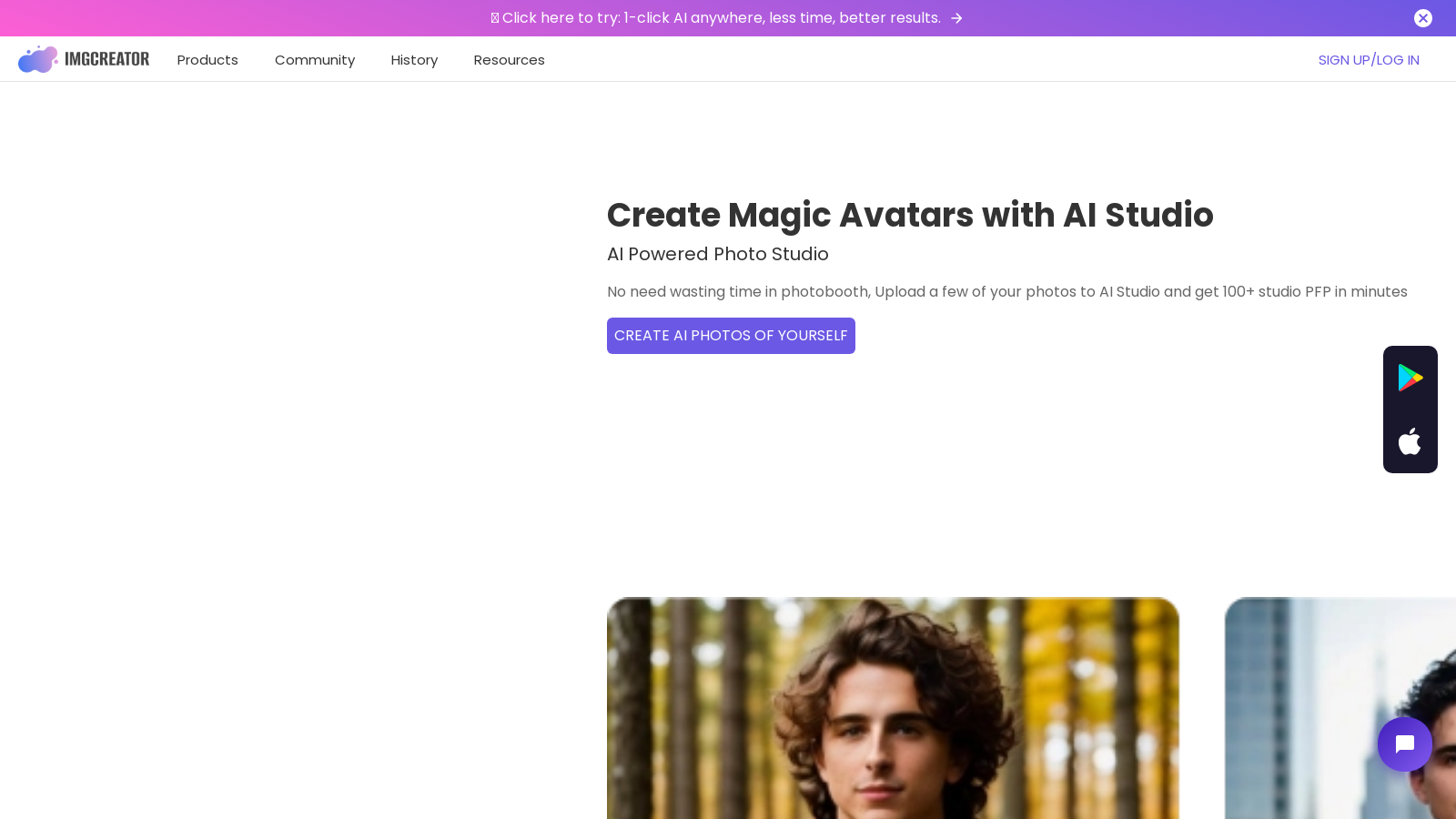 AI Magic Avatars | Generate Your Personalized Studio PFP in Minutes
