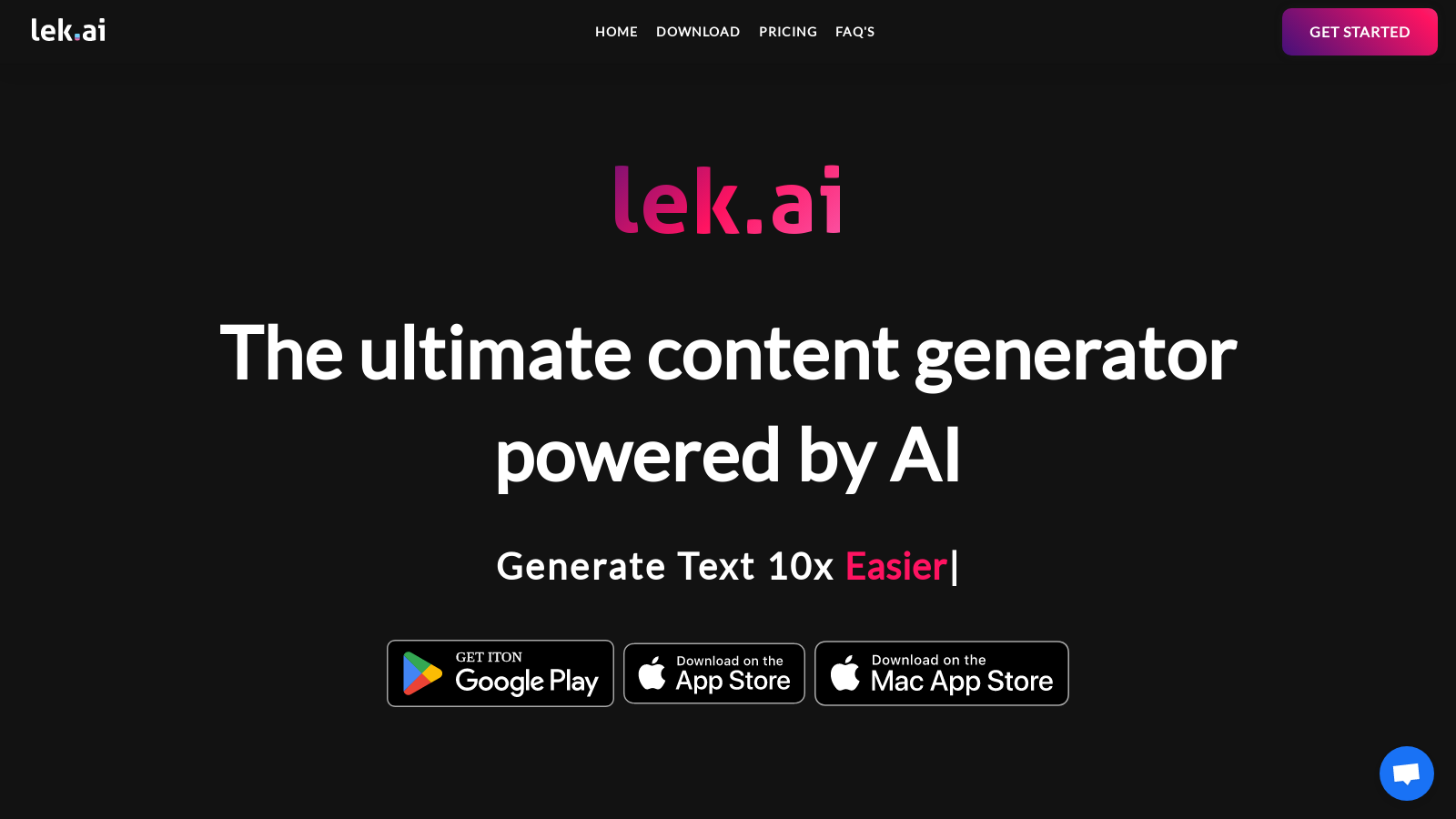 Lek.ai – Enhance Your Writing with AI-Powered Content Generation