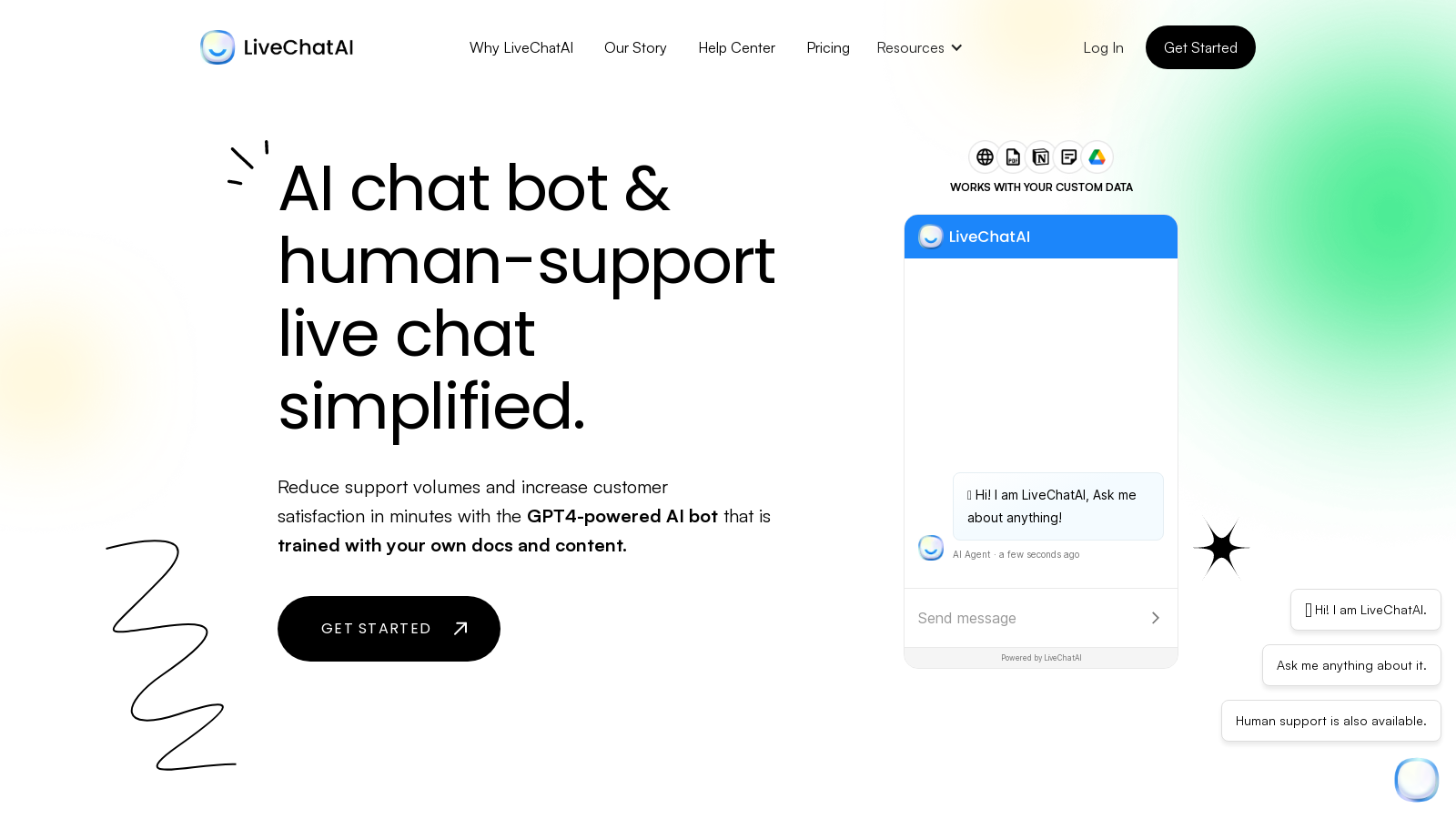 Enhance Customer Support with LiveChatAI – Your Personalized AI & Human Chat Solution