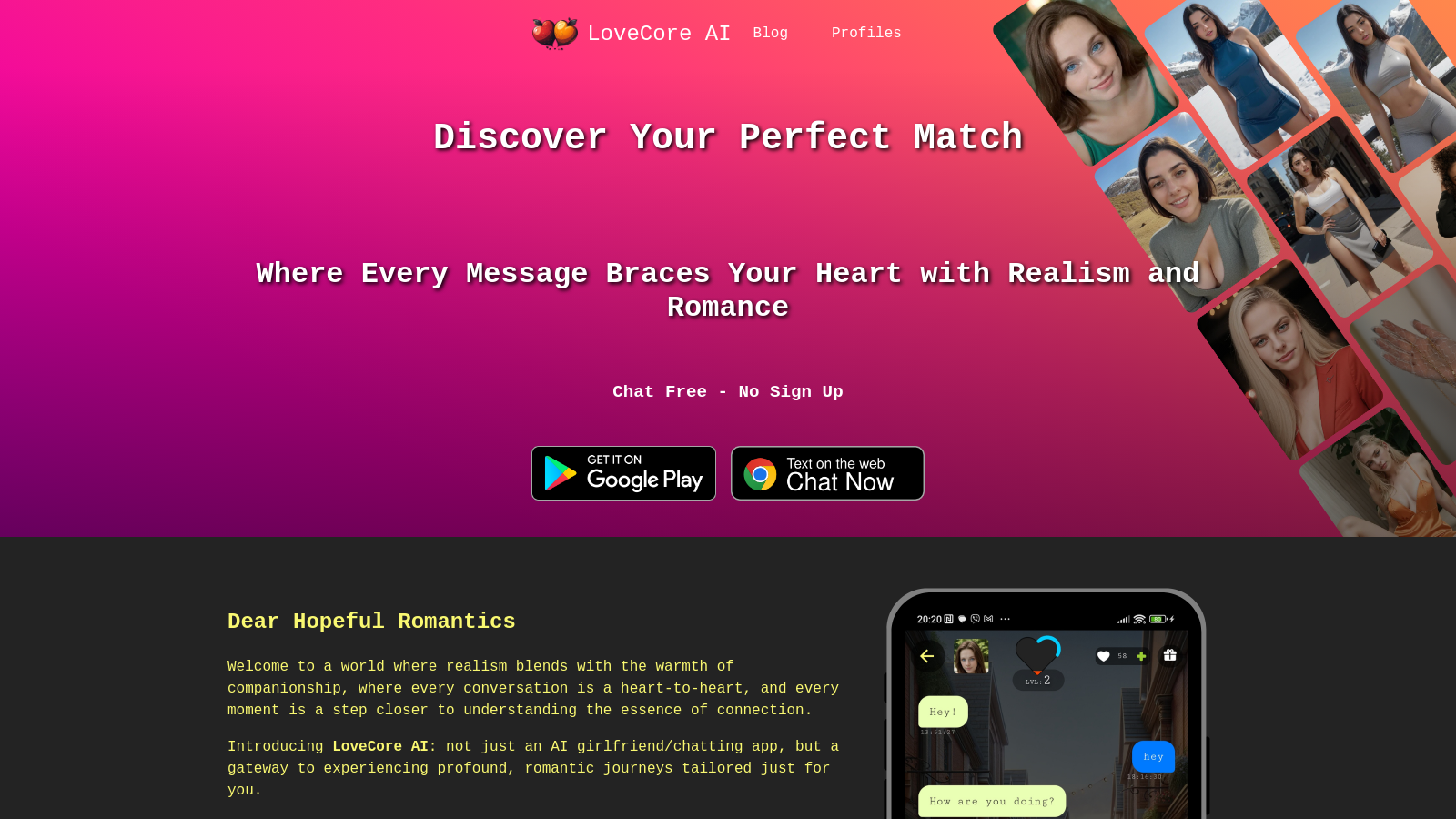 https://www.aitoolhunt.com/tool/lovecoreai.com