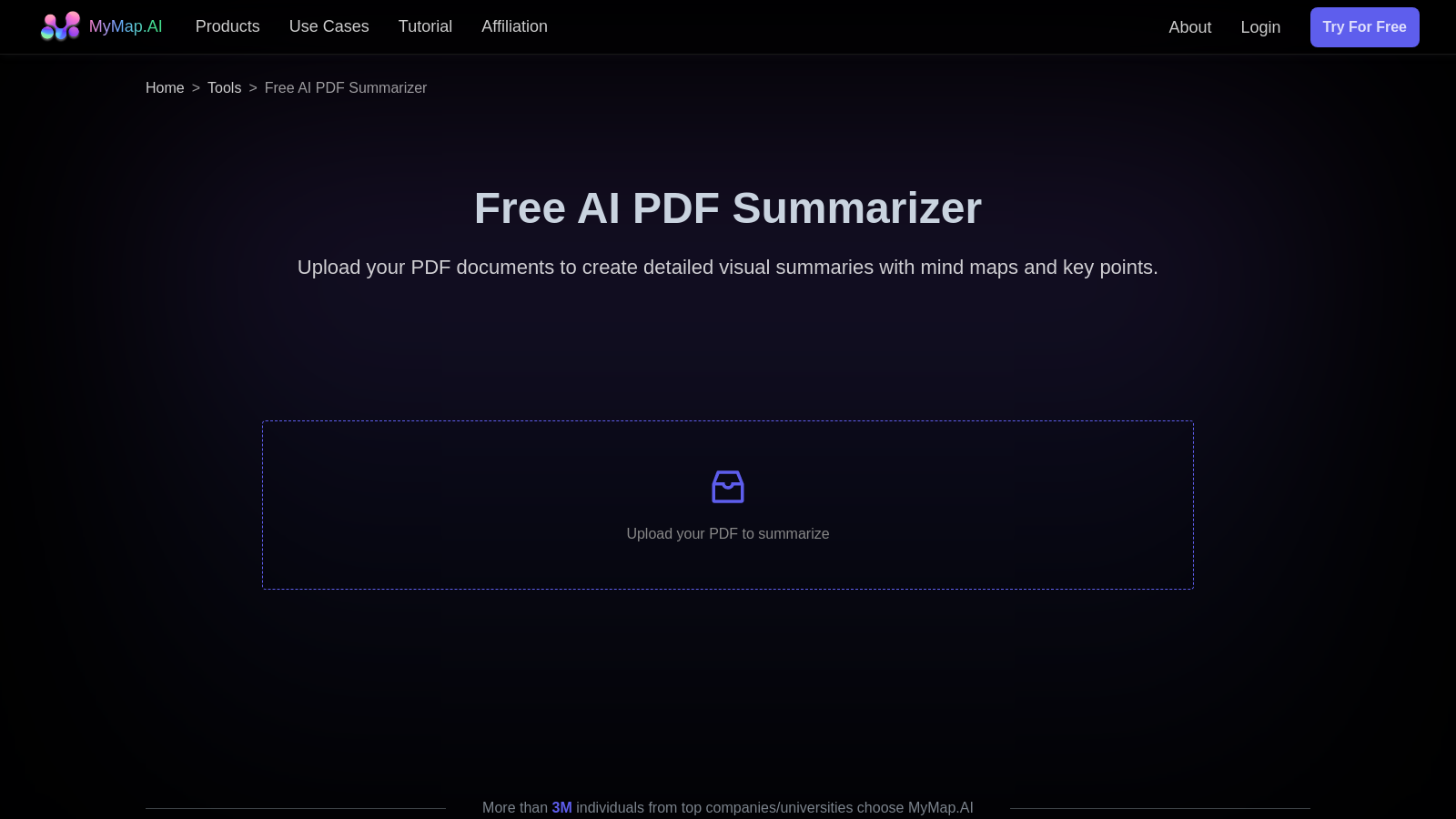 Mymap Ai Pdf Summarizer