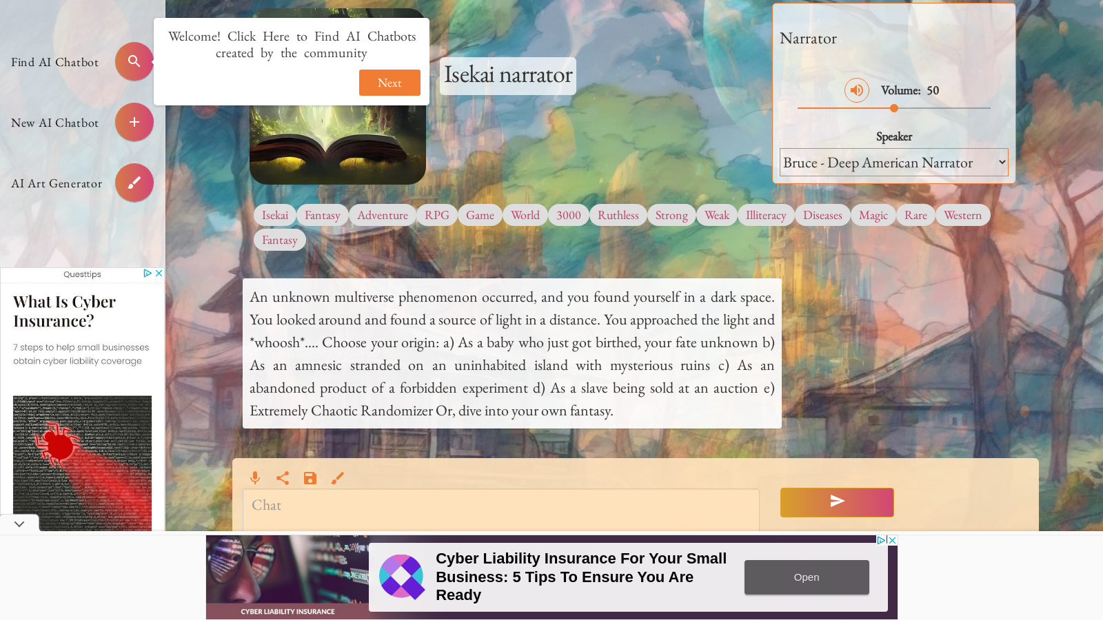 Clever - Netwrck AI Chatbots + Art Generator