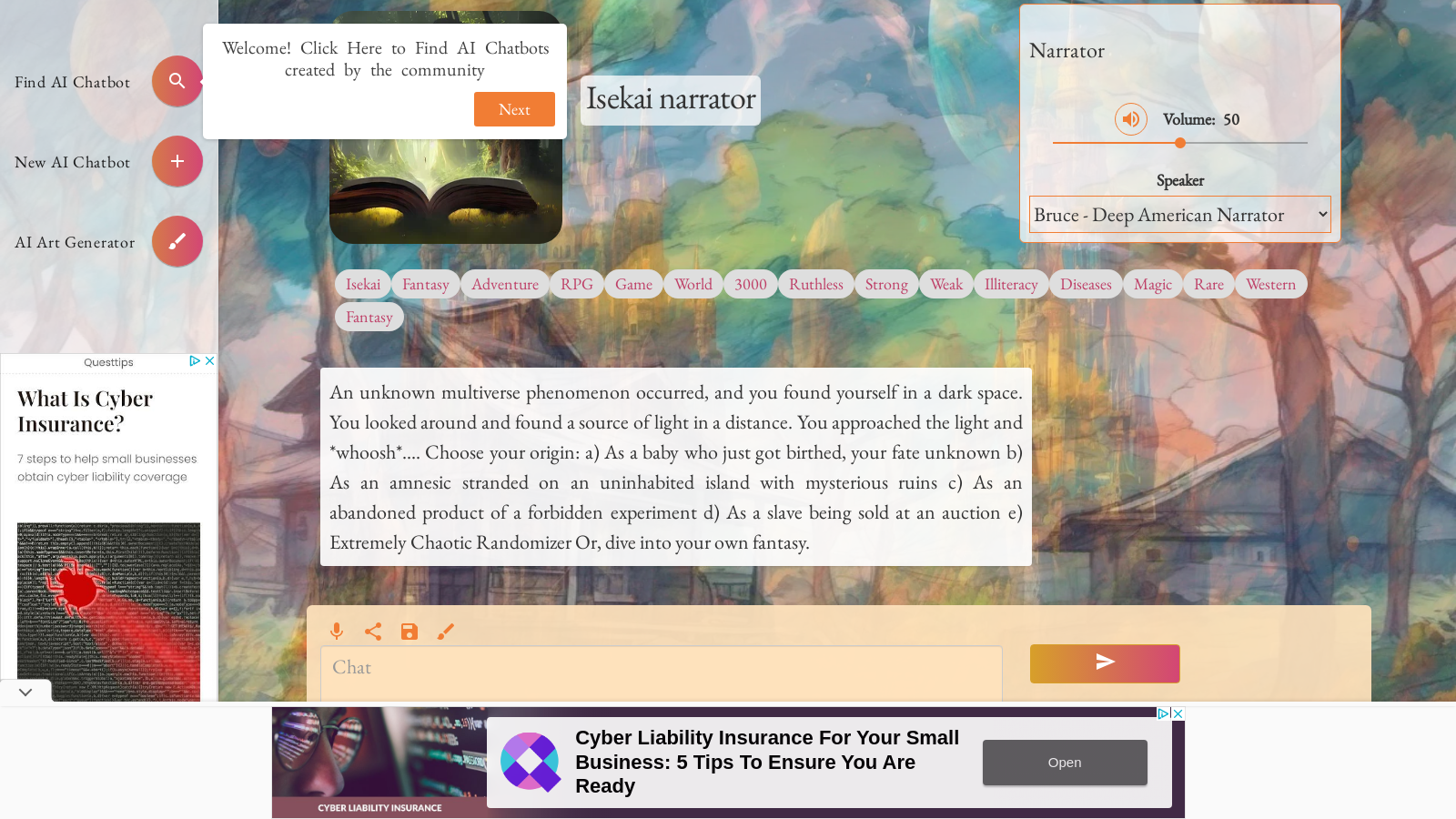 Weak - Netwrck AI Chatbots + Art Generator