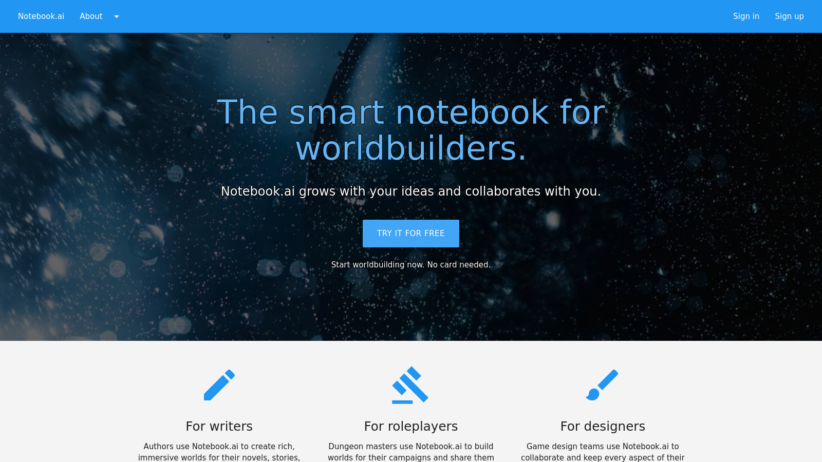 The Smart Notebook for Worldbuilders – Notebook.ai