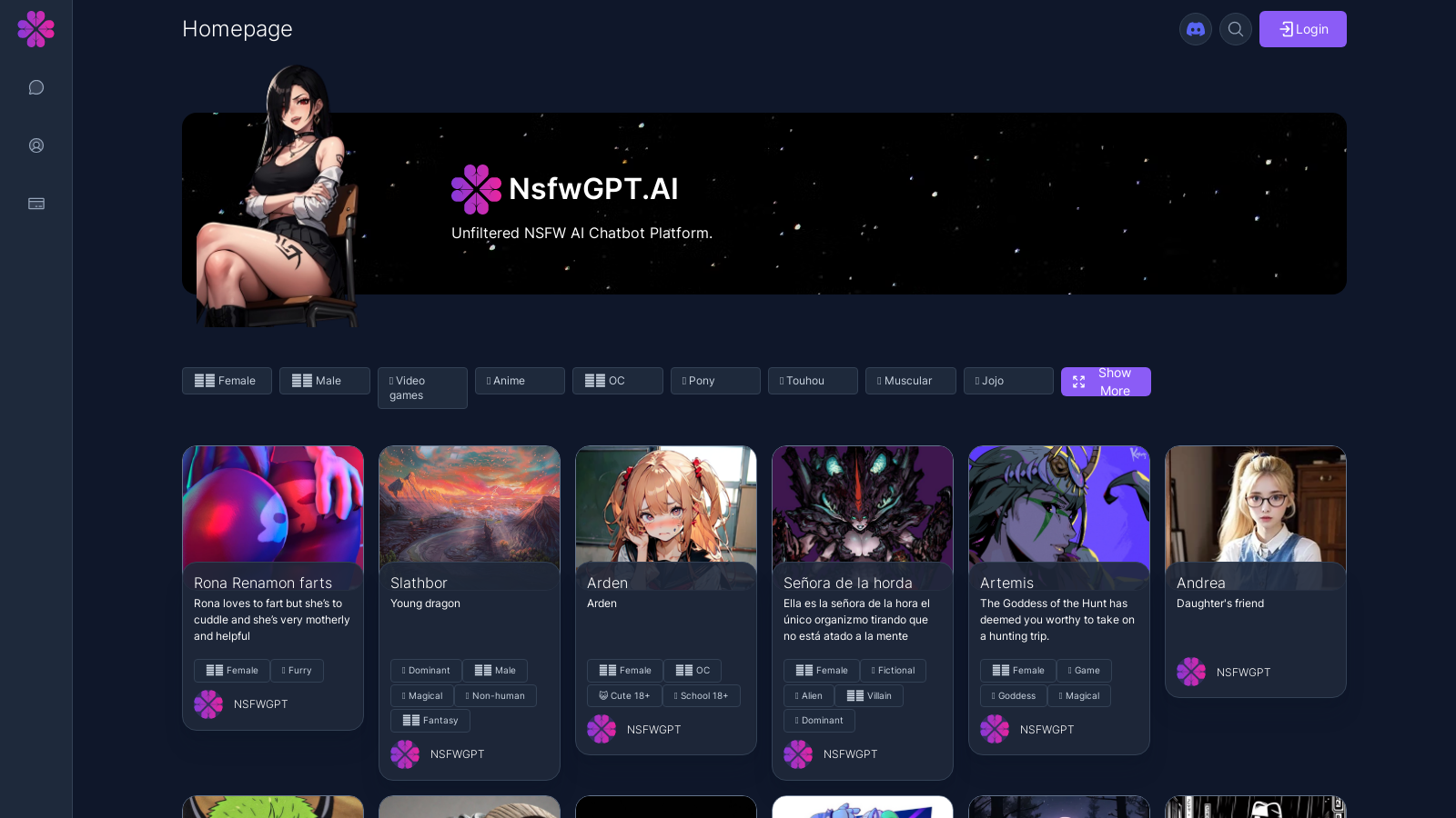 Explore Unfiltered NSFW Conversations with NsfwGPT.AI