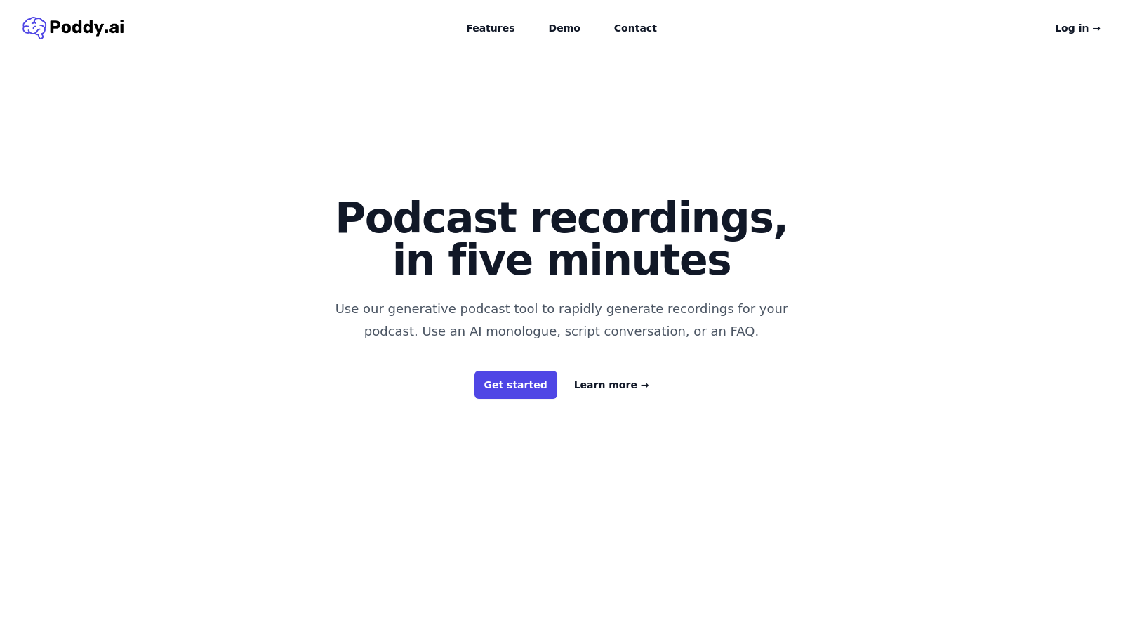Poddy.ai: Revolutionize your Podcasting Experience with AI