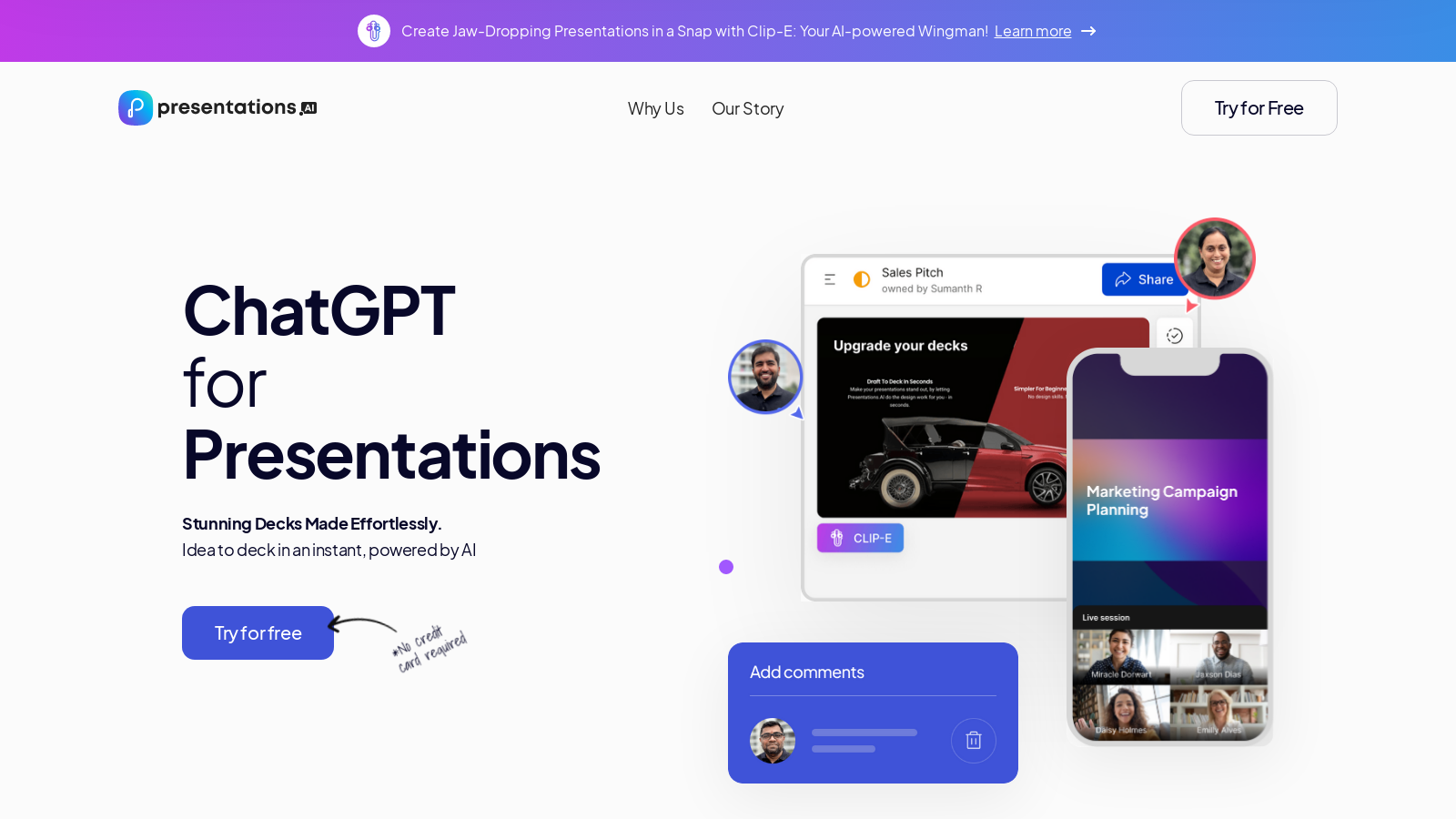 Presentations.AI: Your AI-powered Wingman for Stunning Decks