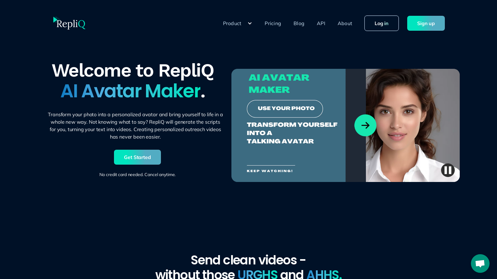 AI Avatar Video Maker – RepliQ